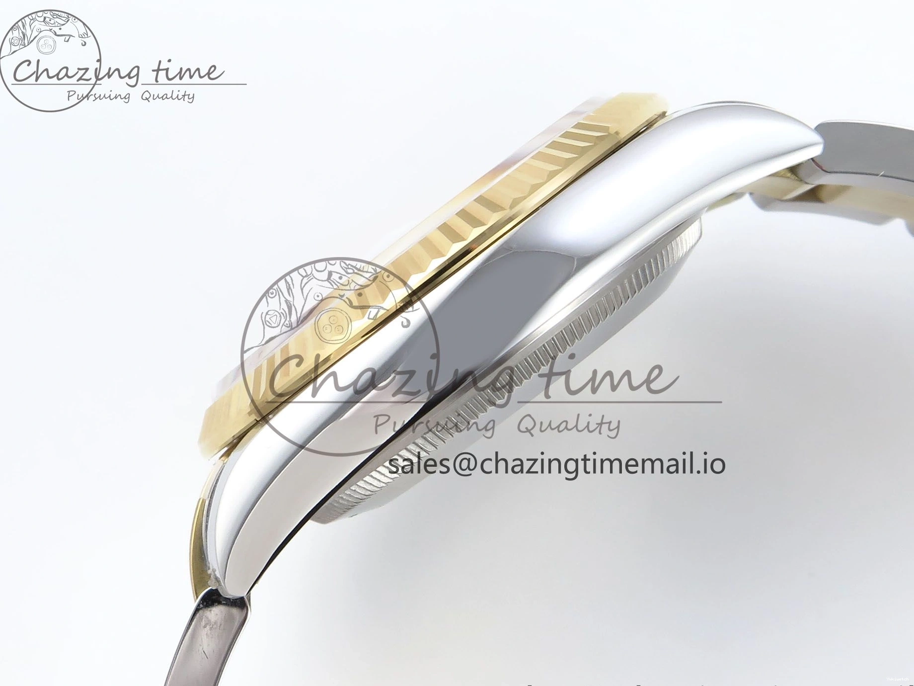 126233 Edition YG Dial 36 A3235 Bracelet on YG Best Leaf SS Stick Oyster DateJust EWEF 0505